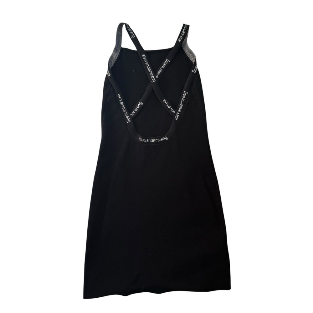 Alexander wang Black shaped dress with Logo - Picture 2 of 3
